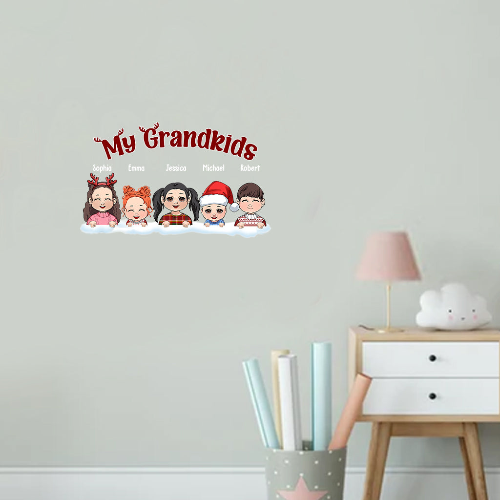 Our Christmas - Personalized Grandma Decal Full