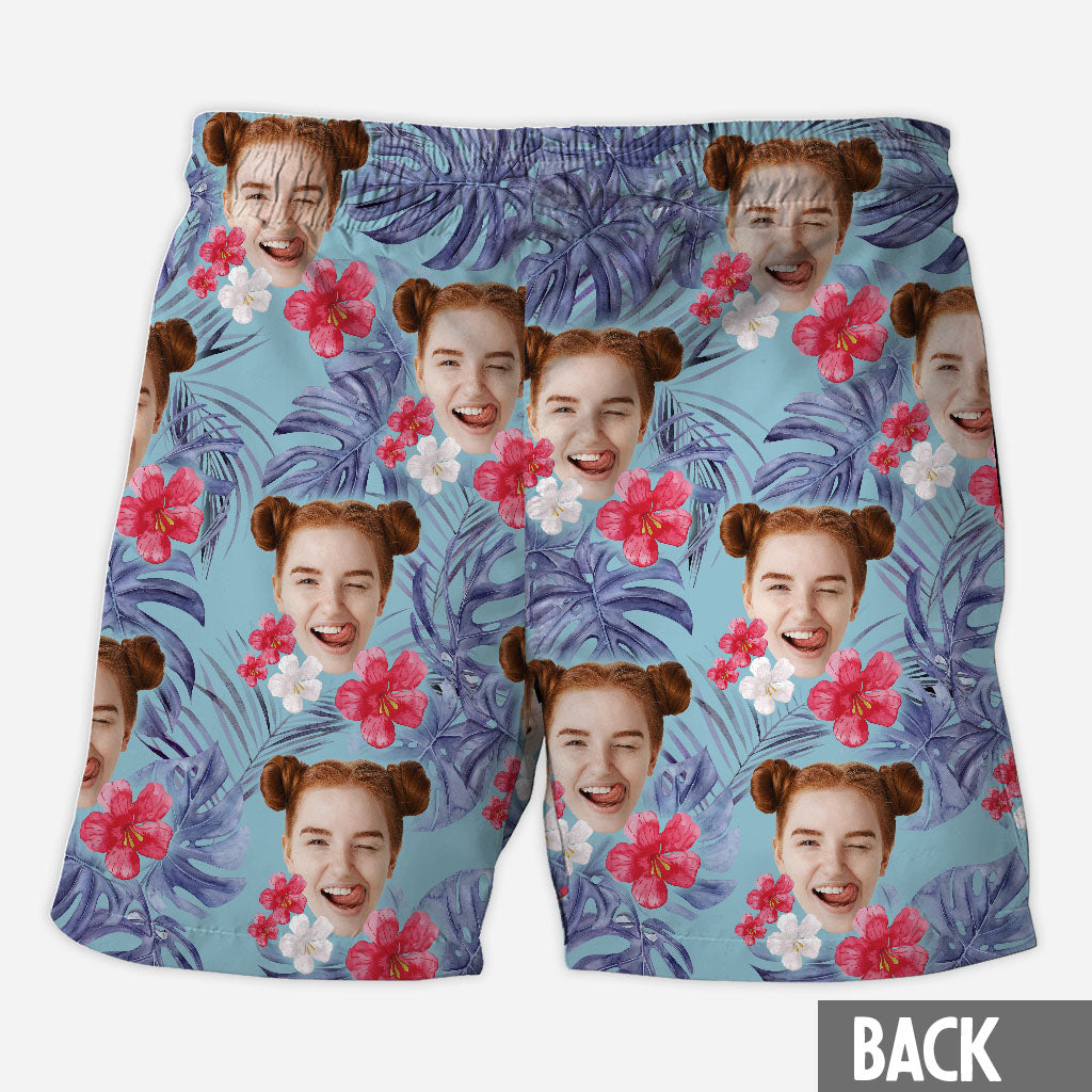 You And Me We Got This - Personalized Sea Lover Triangle Bikini Swimsuit And Men Shorts