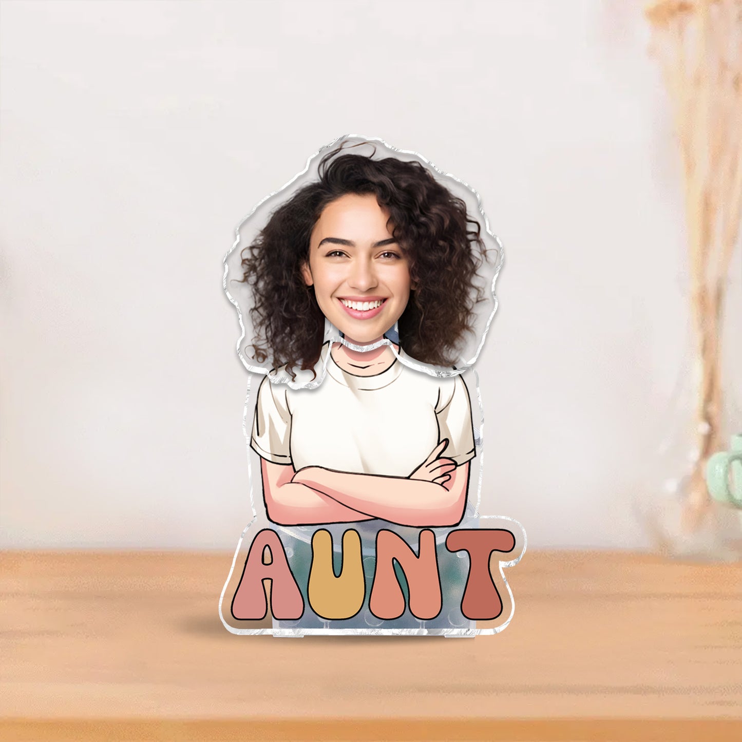 Auntie - Gift for Aunt - Personalized Custom Shaking Head