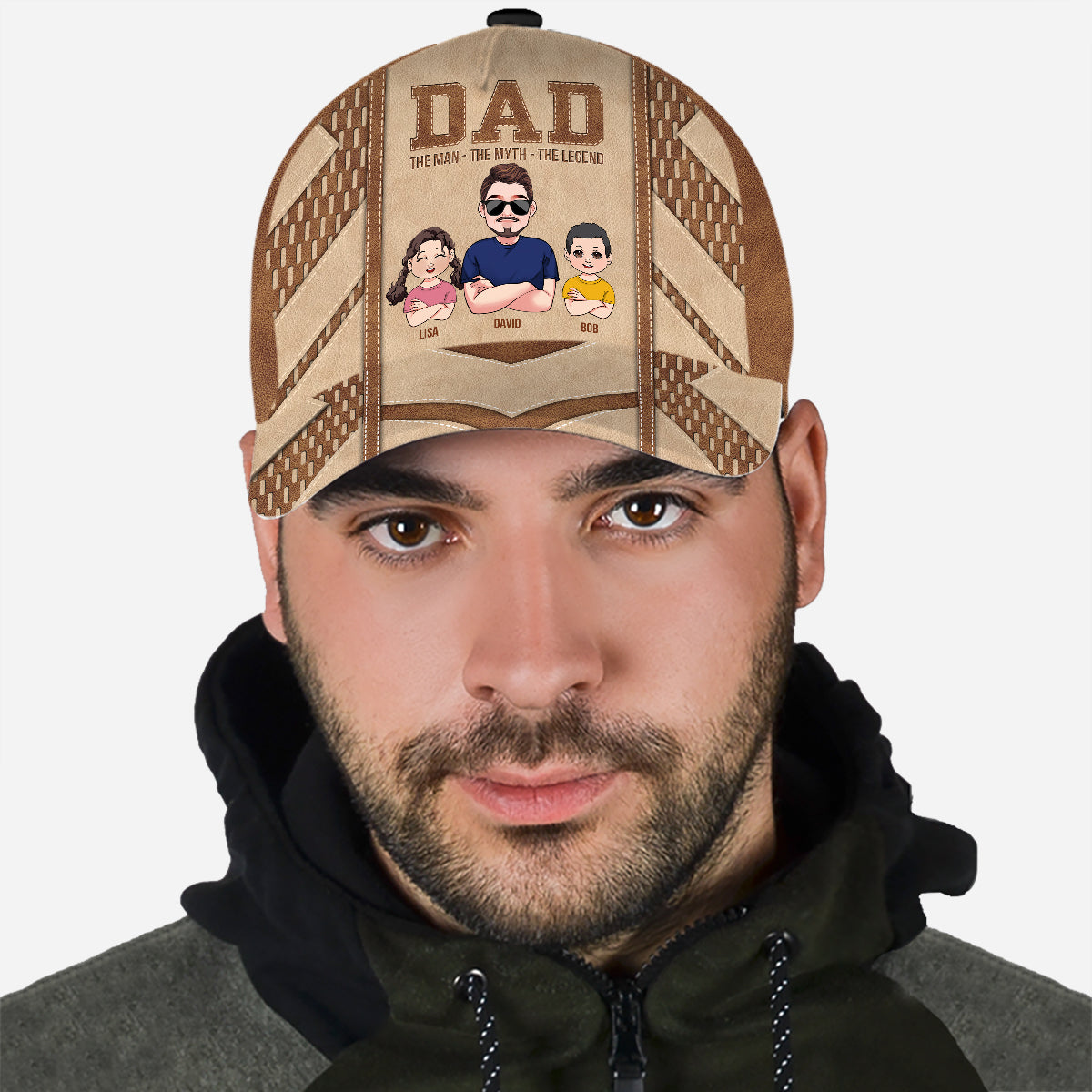 Dad The Man The Myth The Legend - Personalized Father Classic Cap