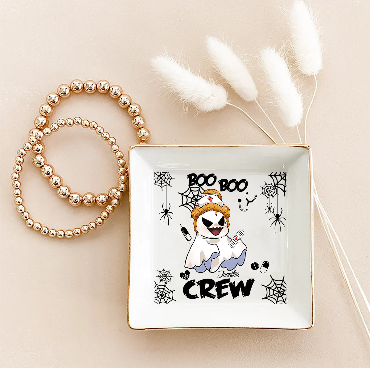 Boo Boo Crew - Personalized Nurse Jewelry Dish