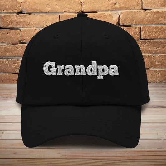 Custom Name - Personalized Grandpa Embroidered Classic Cap