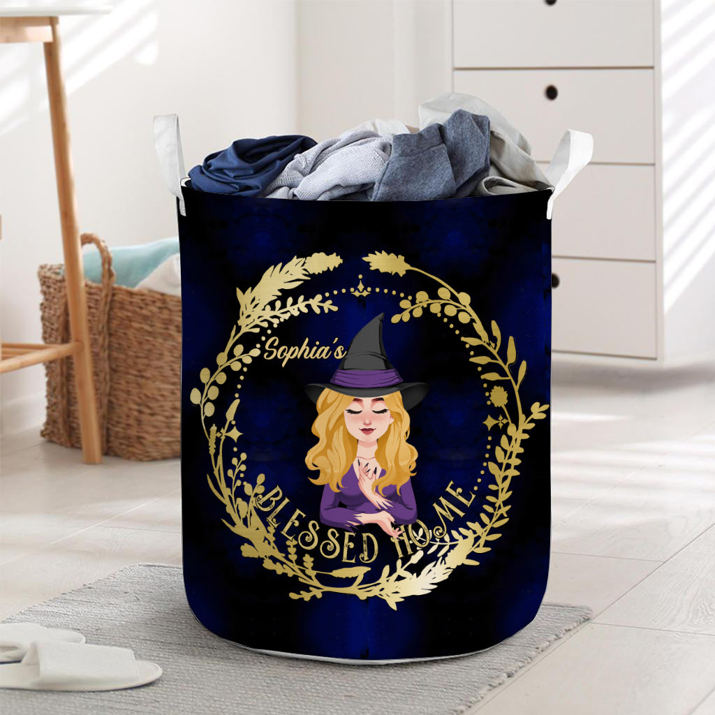 Blessed Home - Personalized Witch Storage Basket