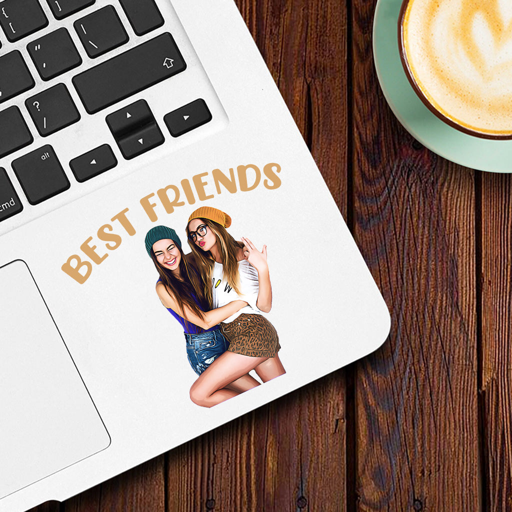 Best Friends - Personalized Bestie Decal Die Cut