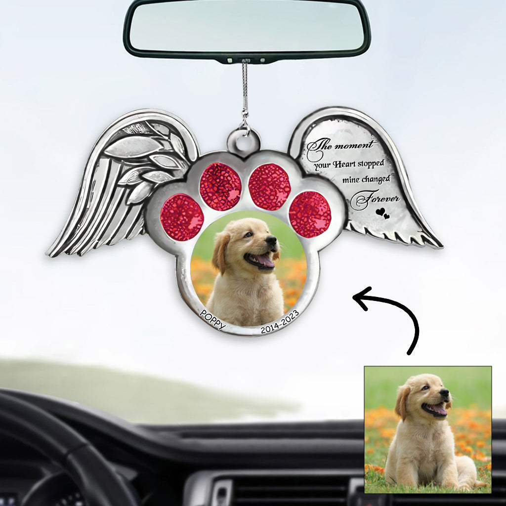 The Moment Your Heart Stopped - Personalized Dog Car Ornament