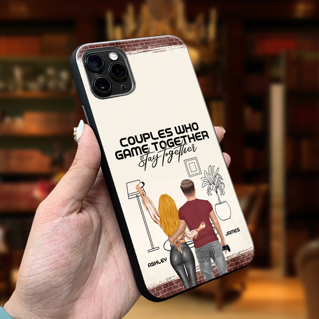 Couples Who Game Together Stay Together - Personalized Video Game Phone Case