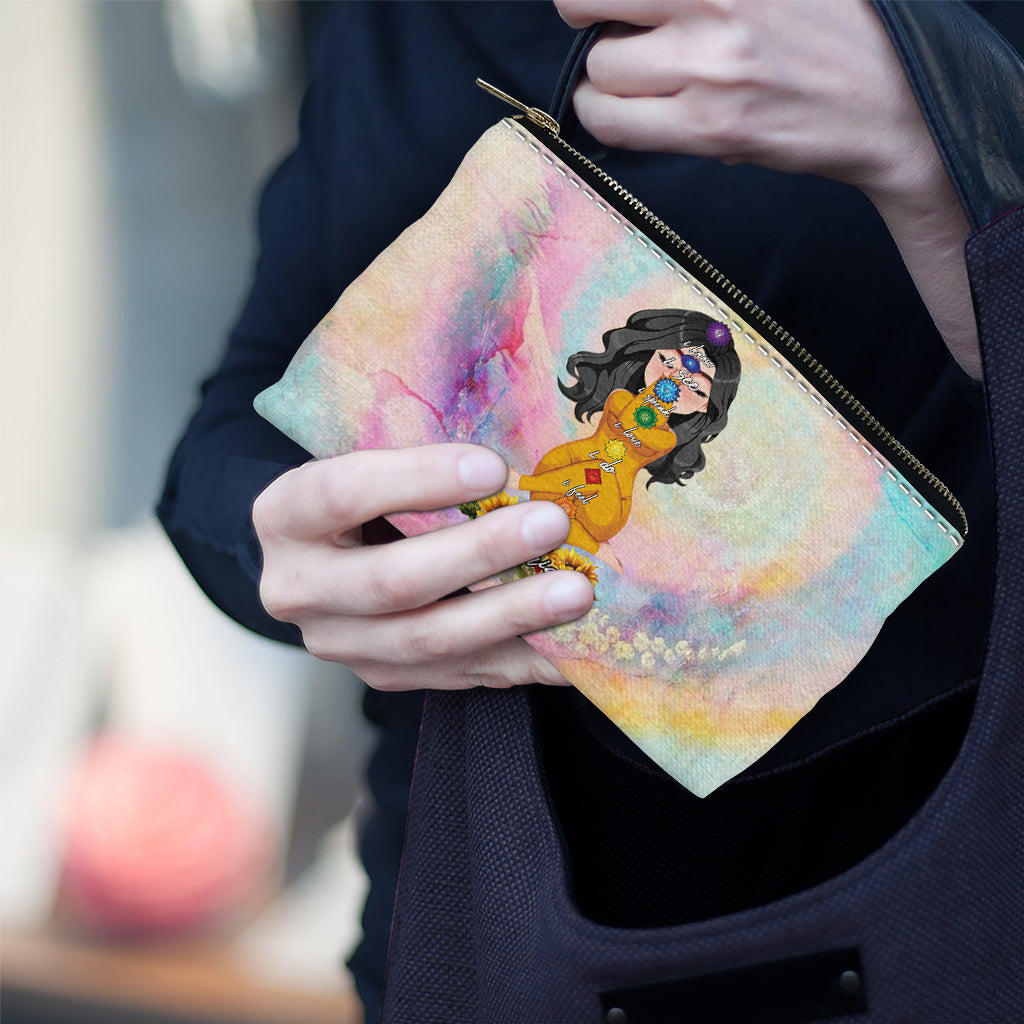 Let That Shit Go - Personalized Yoga Pouch