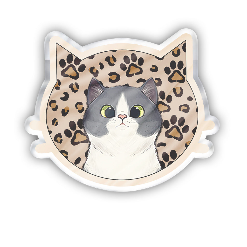 Reserved For The Cat - Personalized Cat Shaped Pillow