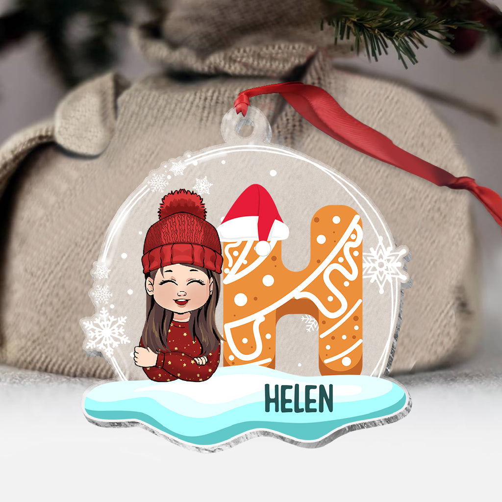 Christmas Kid - Personalized Kid Transparent Ornament