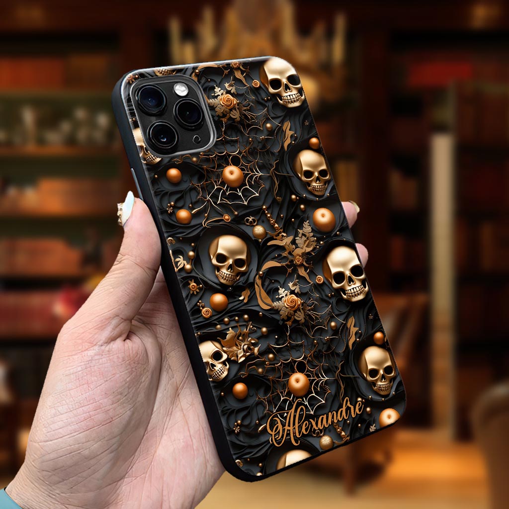 Gold Skull - Personalized Skull Phone Case