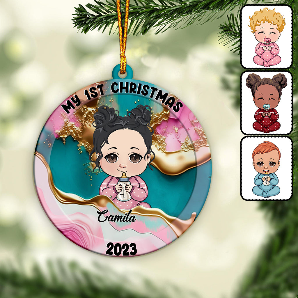 My 1st Christmas - Personalized Newborn Ornament