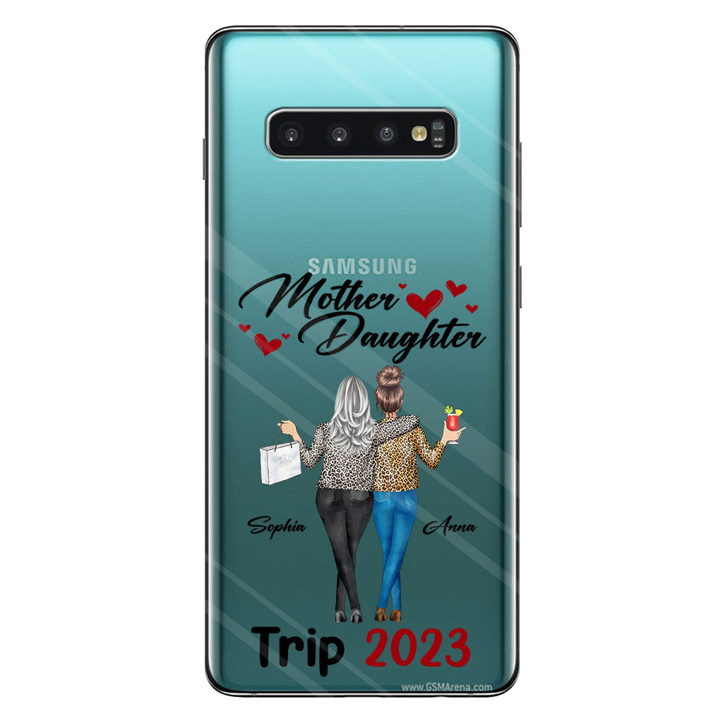 Love Horses - Personalized Mother Clear Phone Case