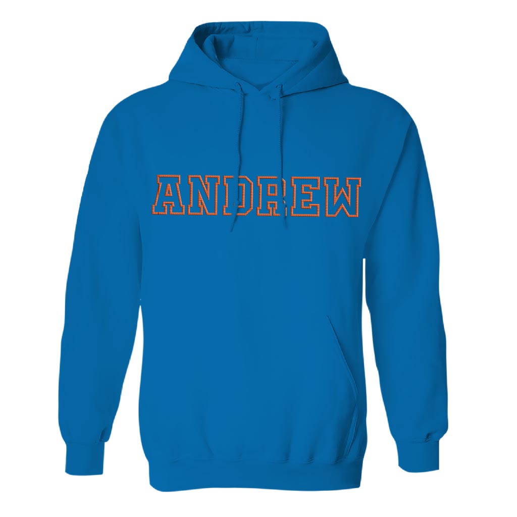 Custom Name - Personalized Sibling Embroidered Hoodie