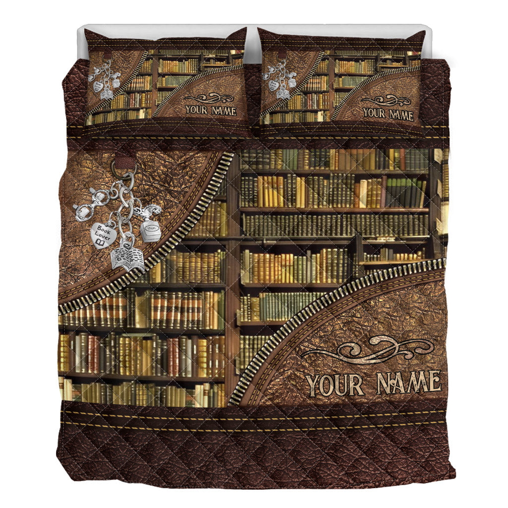 Library - Personalized Librarian Quilt Set