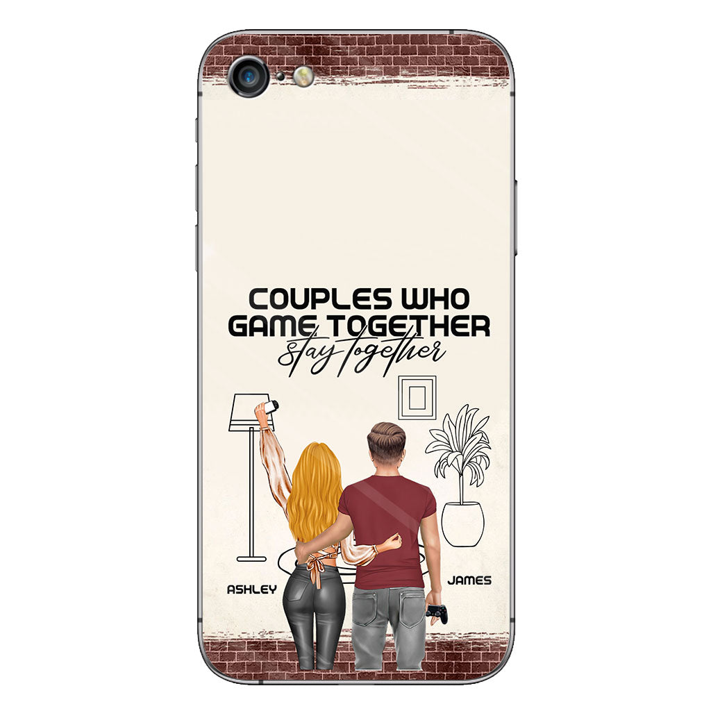 Couples Who Game Together Stay Together - Personalized Video Game Phone Case