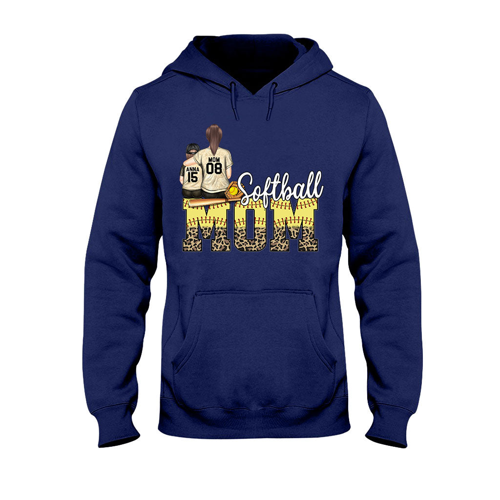 Softball Mom - Softball gift for mom - Personalized T-shirt And Hoodie