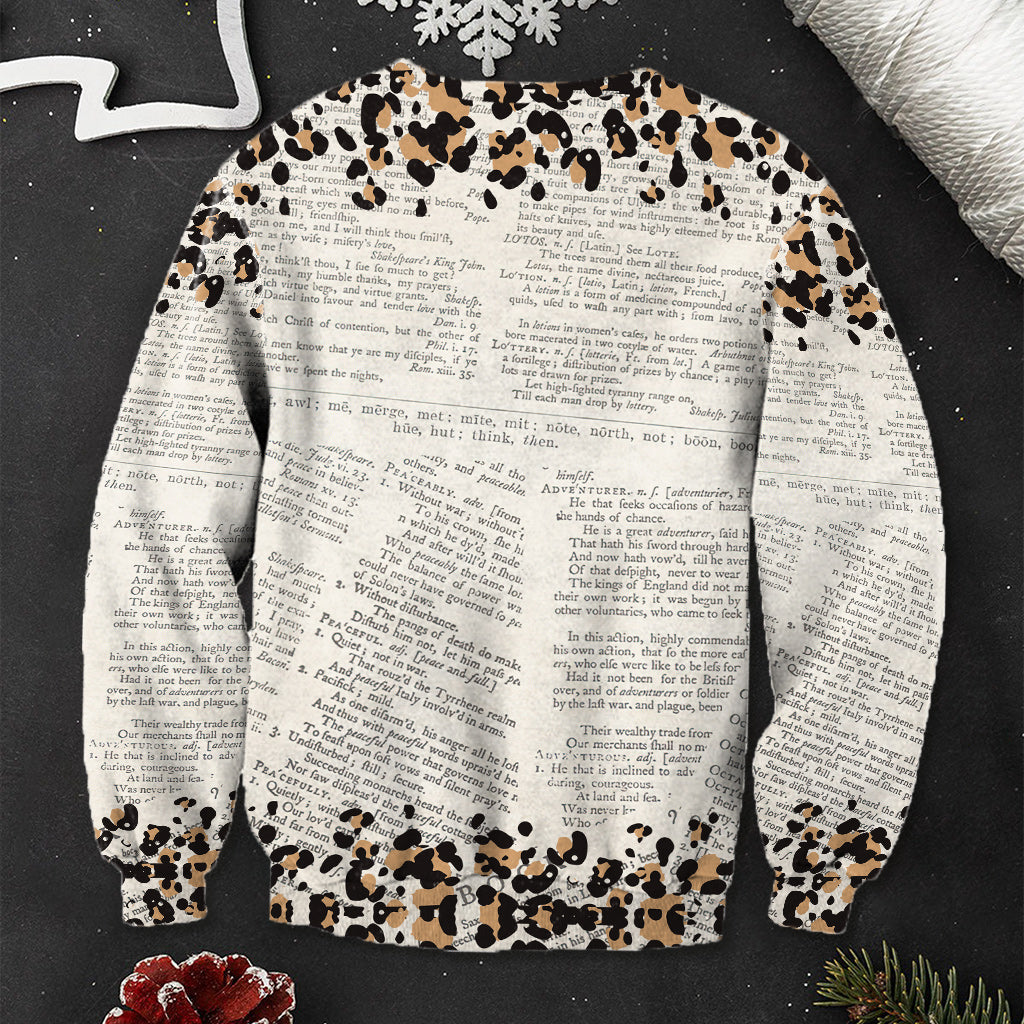 One More Chapter - Personalized Book Ugly Sweater