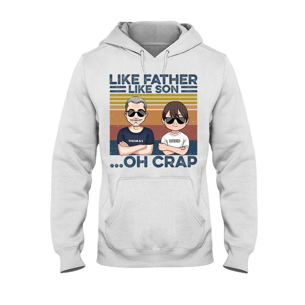 Like Father Like Son - Gift for dad, dad - Personalized T-shirt And Hoodie