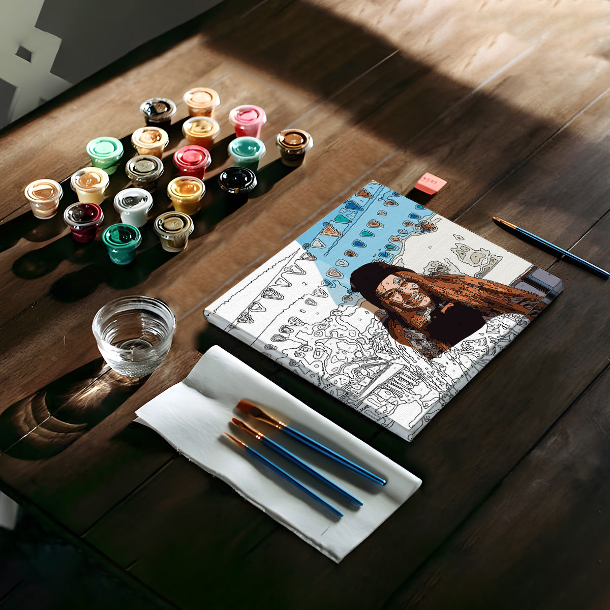 Custom Photo - Personalized Aunt Paint By Numbers Kit