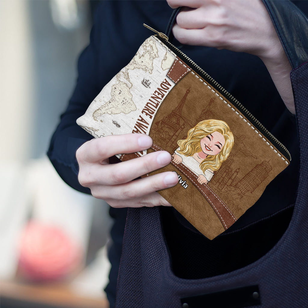 Adventure Awaits - Personalized Travelling Pouch