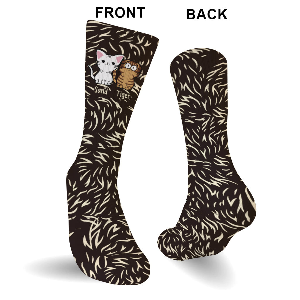 It's Not Cat Hair - Personalized Cat Socks