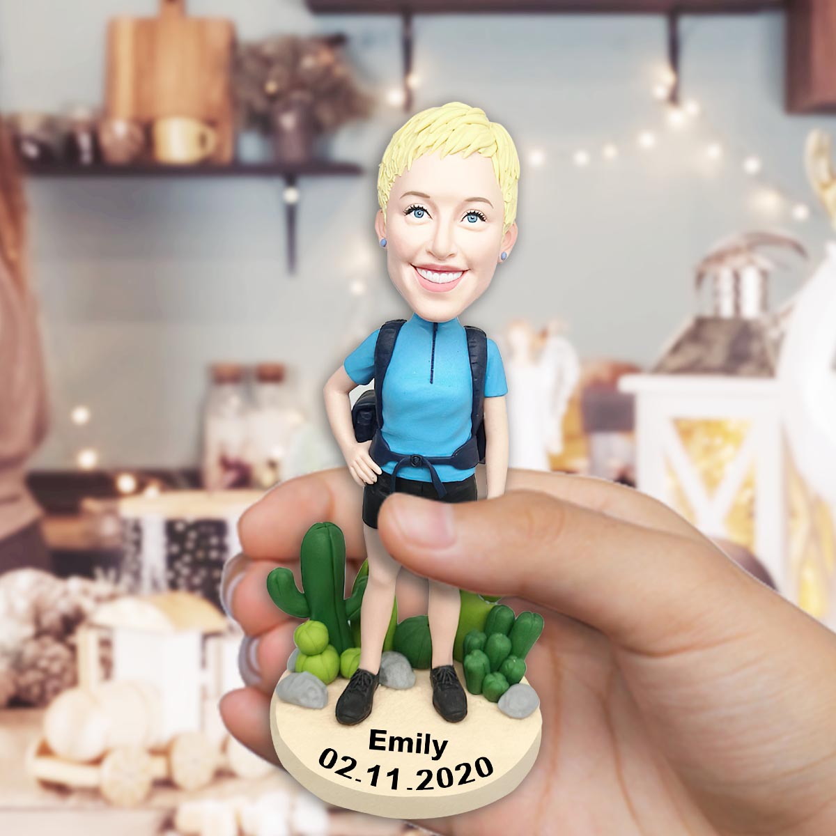 Hiking Society - Personalized Hiking Bobblehead