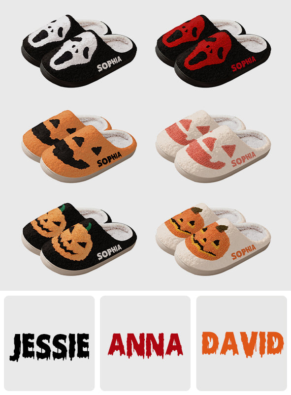Halloween Vibes - Personalized Halloween Slippers