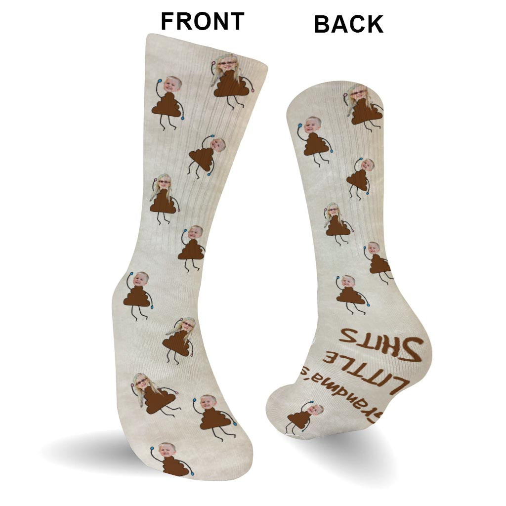 Dad's Little Cuties - Gift for dad, grandpa, mom, uncle, aunt, grandma - Personalized Socks