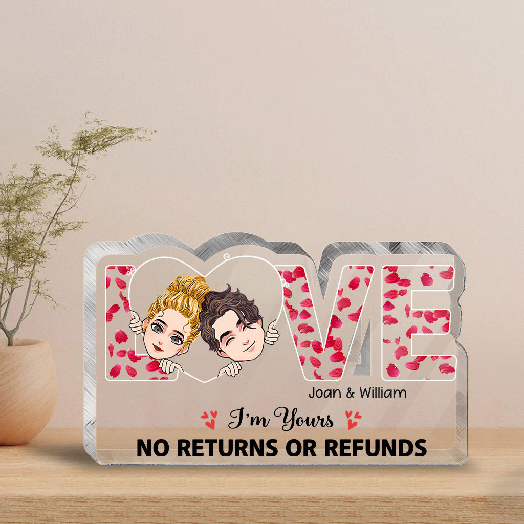 This Is Us - Couple gift for husband, wife, boyfriend, girlfriend, dog lover - Personalized Custom Shaped Acrylic Plaque