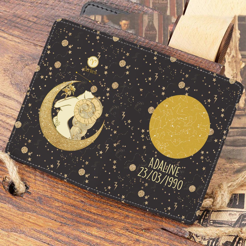 Zodiac Sign - Personalized Horoscope Passport Holder