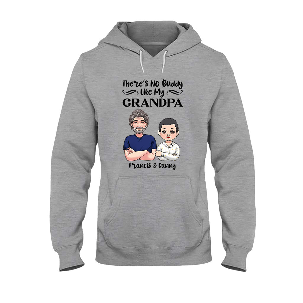 There Is No Buddy Like My Grandson/Granddaughter - Gift for grandpa - Personalized T-shirt And Hoodie