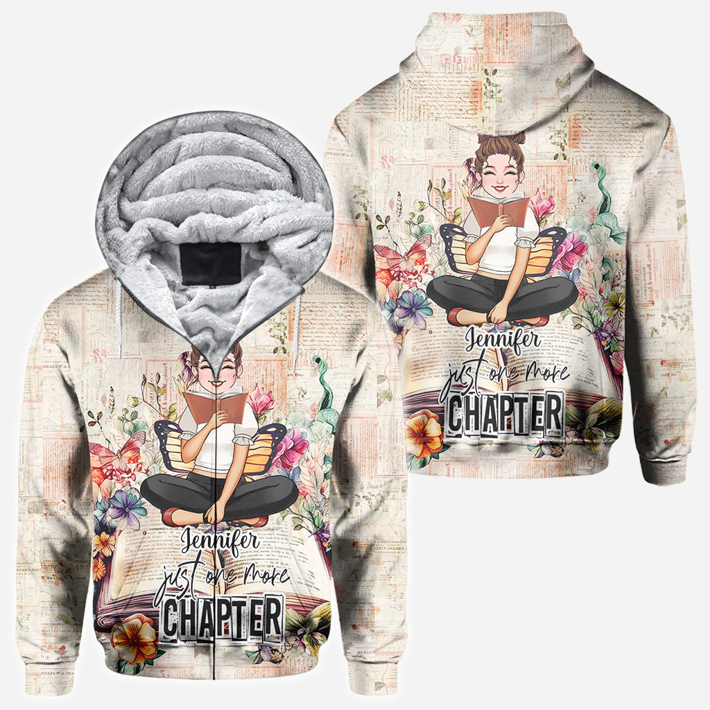 Just One More Chapter - Personalized Book All Over Shirt