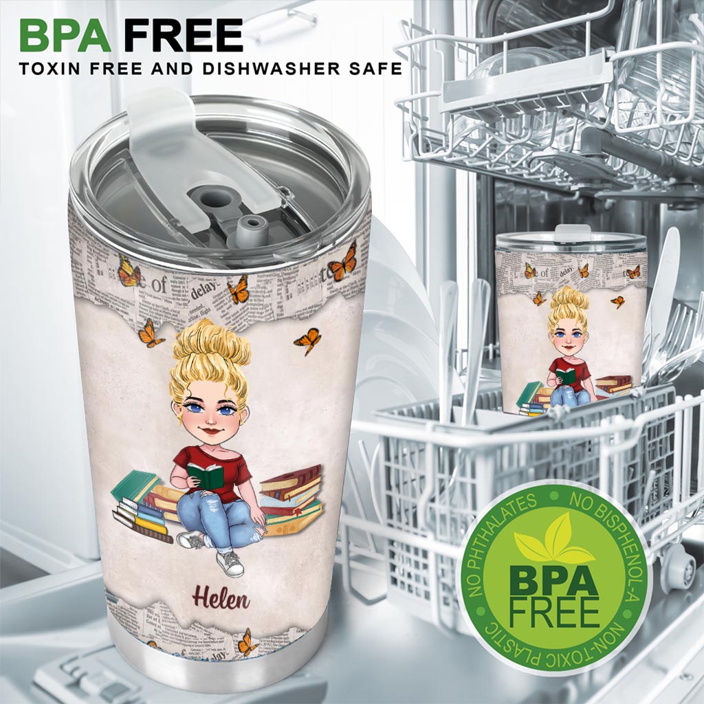 I Love Days When My Only Problem Is Which Book To Read - Book gift for mom, daughter, girlfriend, wife - Personalized Tumbler