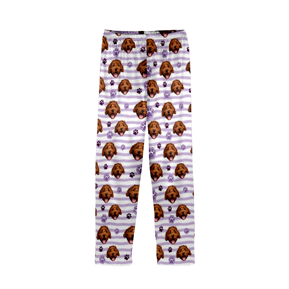 Dog Mom Vibes - Personalized Dog Button Down Pajamas