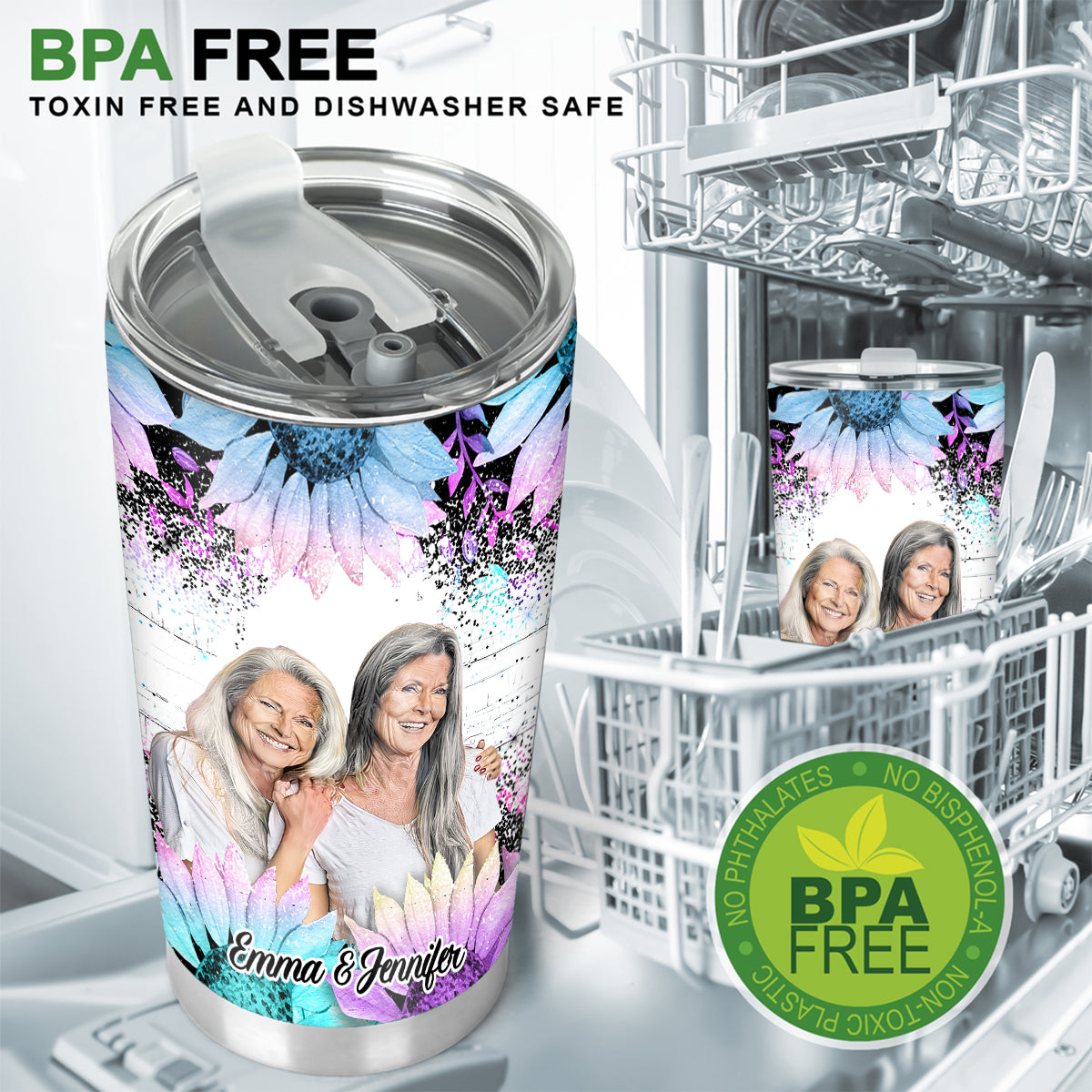 We’ll Be Friends Until We’re Old And Senile - Personalized Bestie Tumbler