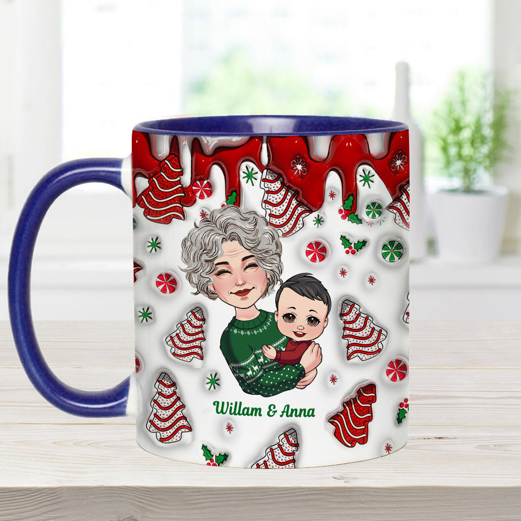 Best Grandma Ever - Gift for grandma - Personalized Accent Mug