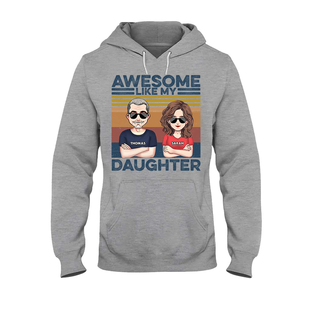 Like Father Like Son - Gift for dad, dad - Personalized T-shirt And Hoodie