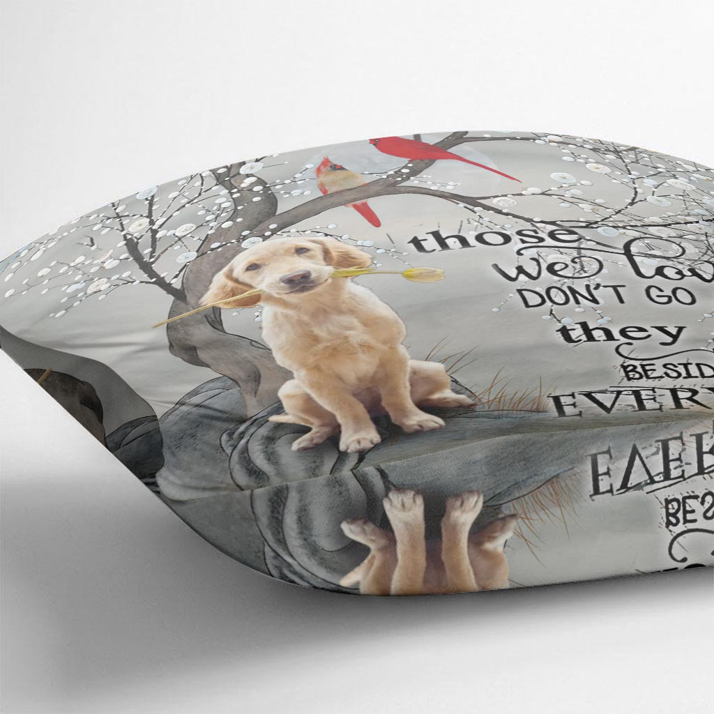 Your Wings Were Ready But My Heart Was Not - Personalized Dog Throw Pillow