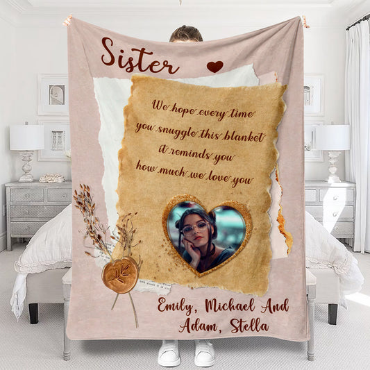 Grandma Mama - Gift for grandma, mom, dad, grandpa, aunt, uncle, sister, brother, husband, wife, friend - Personalized Blanket