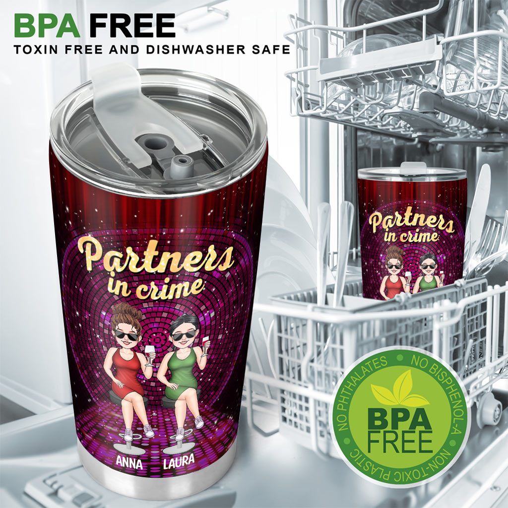 If We Get Caught - Personalized Bestie Tumbler