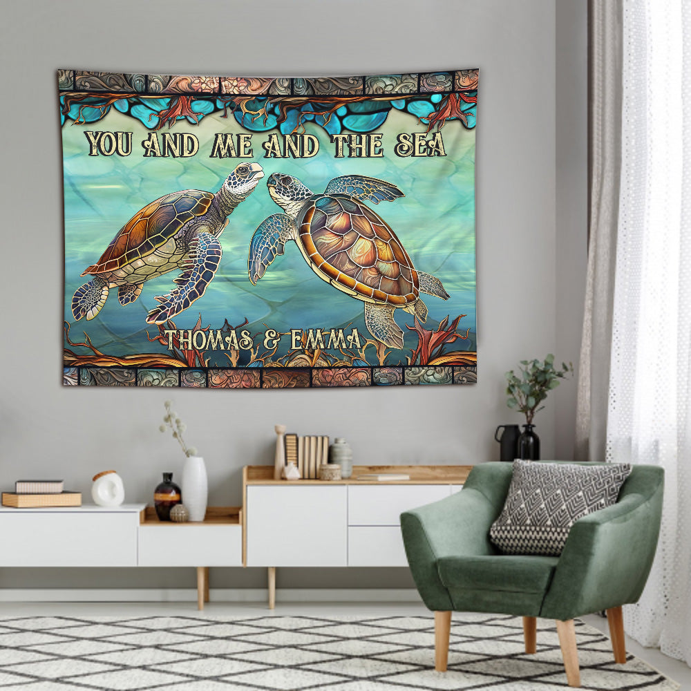 We Got This - Personalized Turtle Wall Tapestry