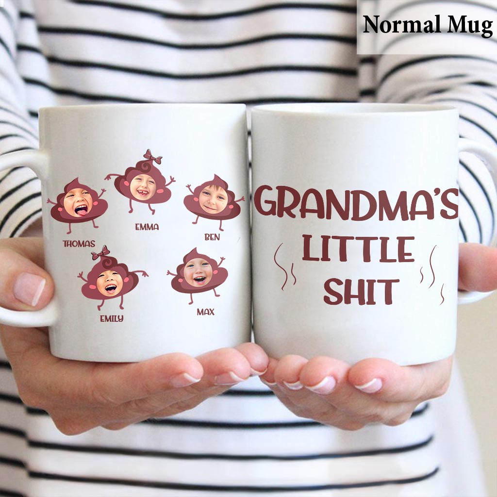 Daddy's Little Shit - Gift for dad, grandpa, mom, uncle, aunt, grandma - Personalized Mug