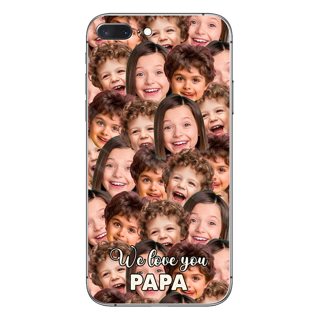 Love You Dad - Gift for dad, grandma, grandpa, mom, uncle, aunt, brother, sister, son, daughter, granddaughter, grandson, husband, wife, boyfriend, girlfriend - Personalized Phone Case