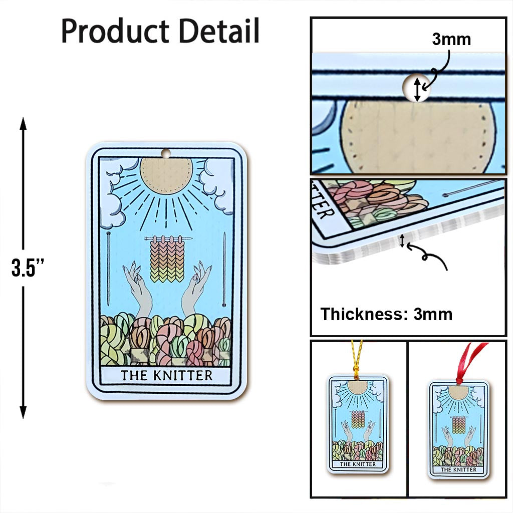 The Knitter - Personalized Knitting Ornament