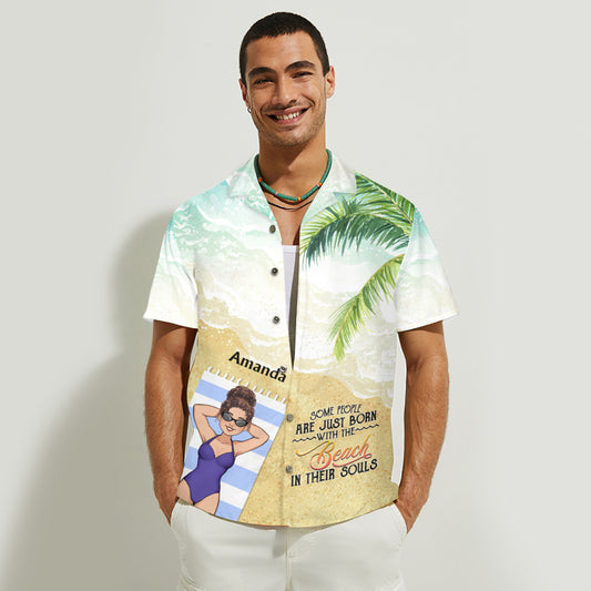 The Beach Is Calling And I Must Go - Sea Lover gift for friend, sister, girlfriend, wife, mom, brother, dad, husband, boyfriend - Personalized Hawaiian Shirt