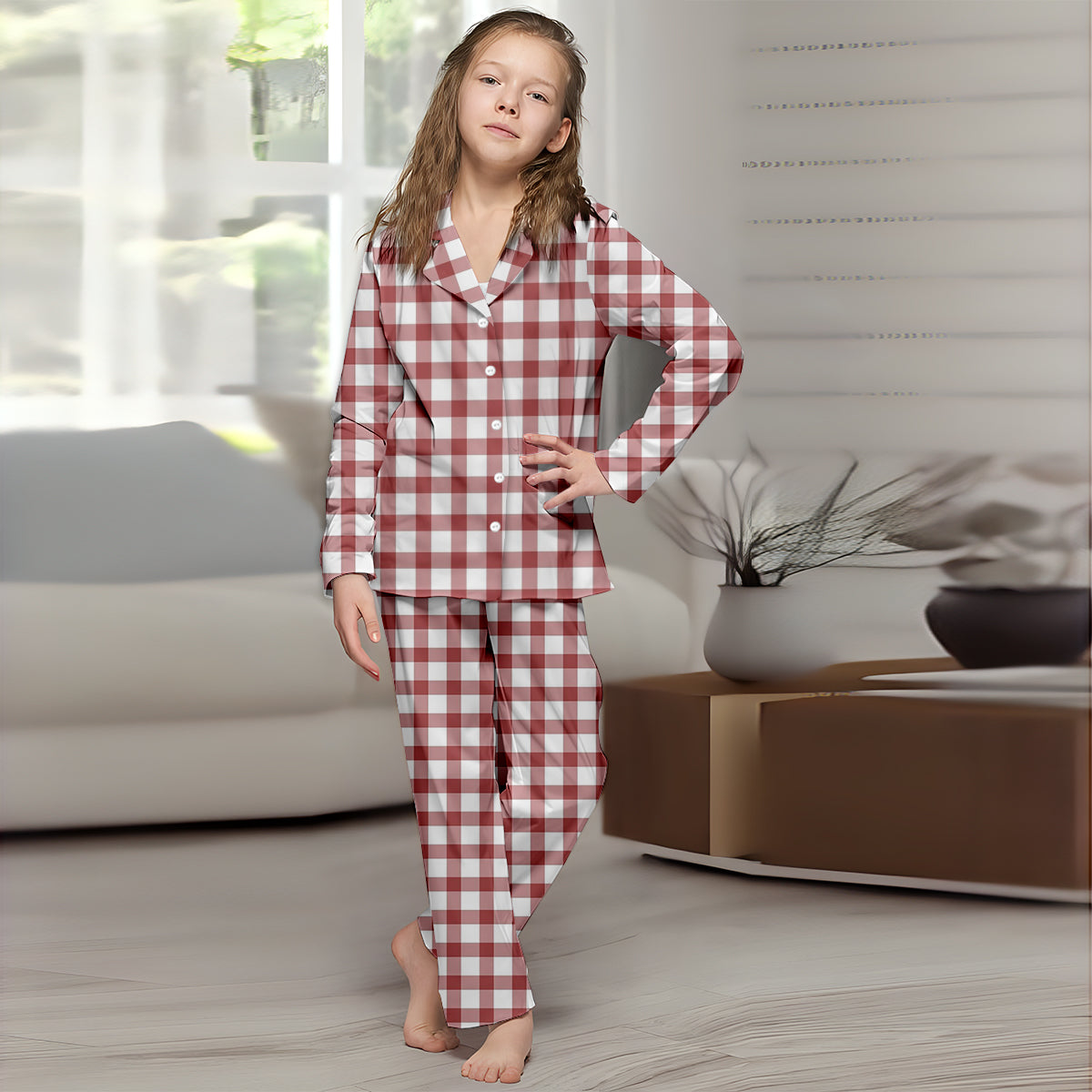 Santa's Favorite Ho - Personalized Couple Button Down Pajamas