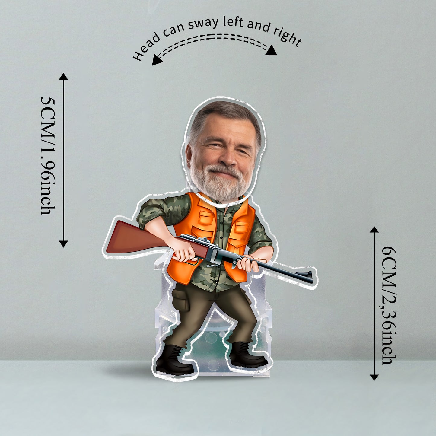 Love Hunting - Personalized Hunting Custom Shaking Head