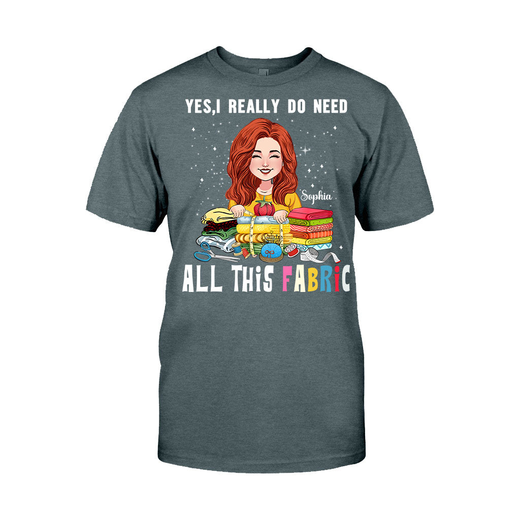 All This Fabric - Personalized Sewing T-shirt And Hoodie