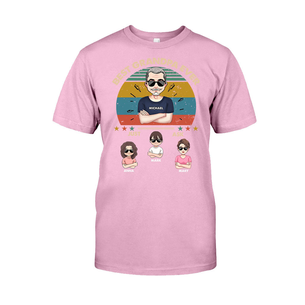 Best Dad Ever - Gift for dad, dad, mom, grandpa, grandma, grandpa - Personalized T-shirt And Hoodie