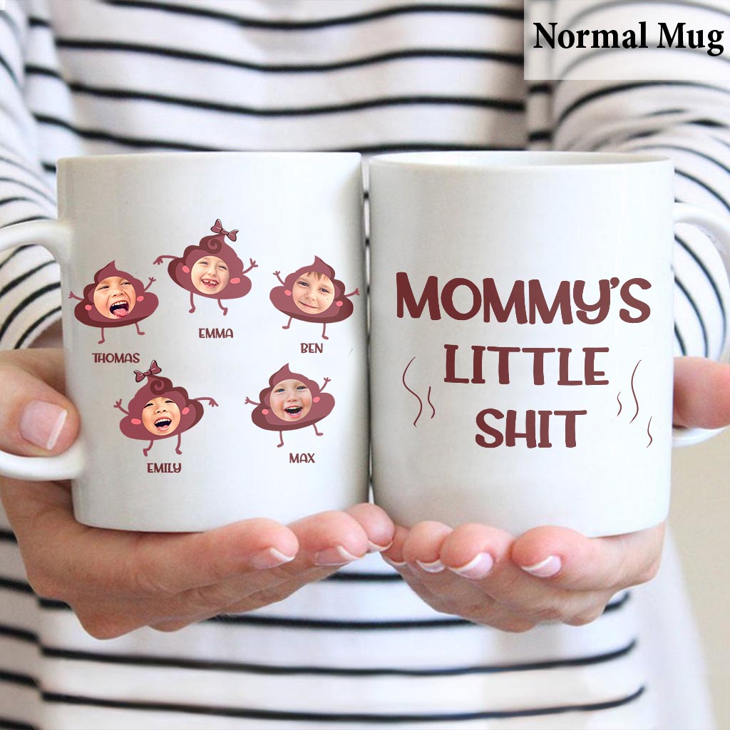 Daddy's Little Shit - Gift for dad, grandpa, mom, uncle, aunt, grandma - Personalized Mug